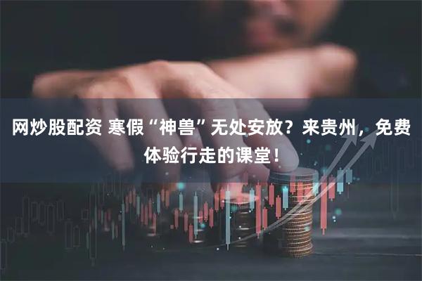 网炒股配资 寒假“神兽”无处安放？来贵州，免费体验行走的课堂！